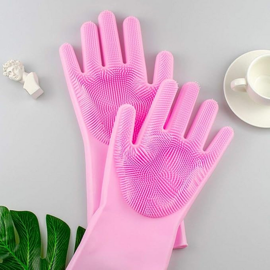 Silicone Scrubbing Gloves for Kitchen