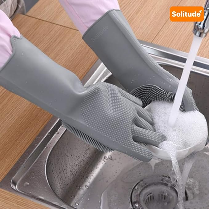 Silicone Scrubbing Gloves for Kitchen