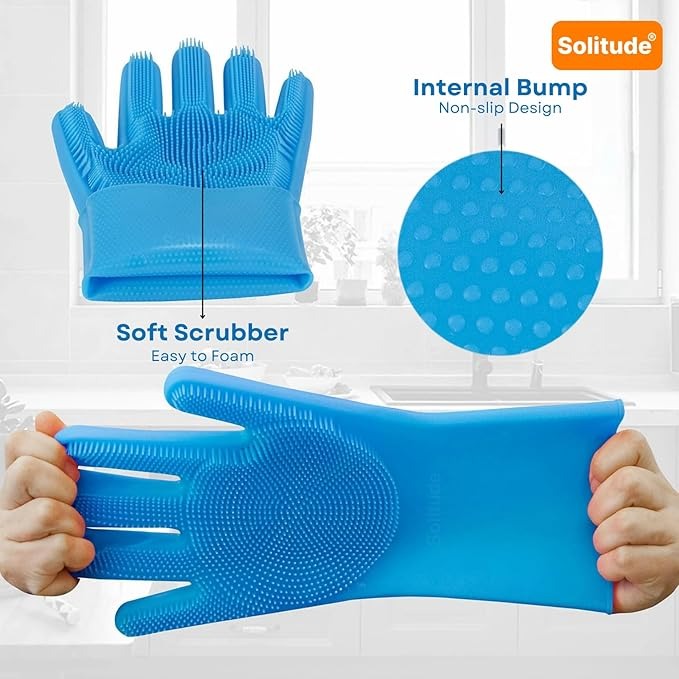Silicone Scrubbing Gloves for Kitchen