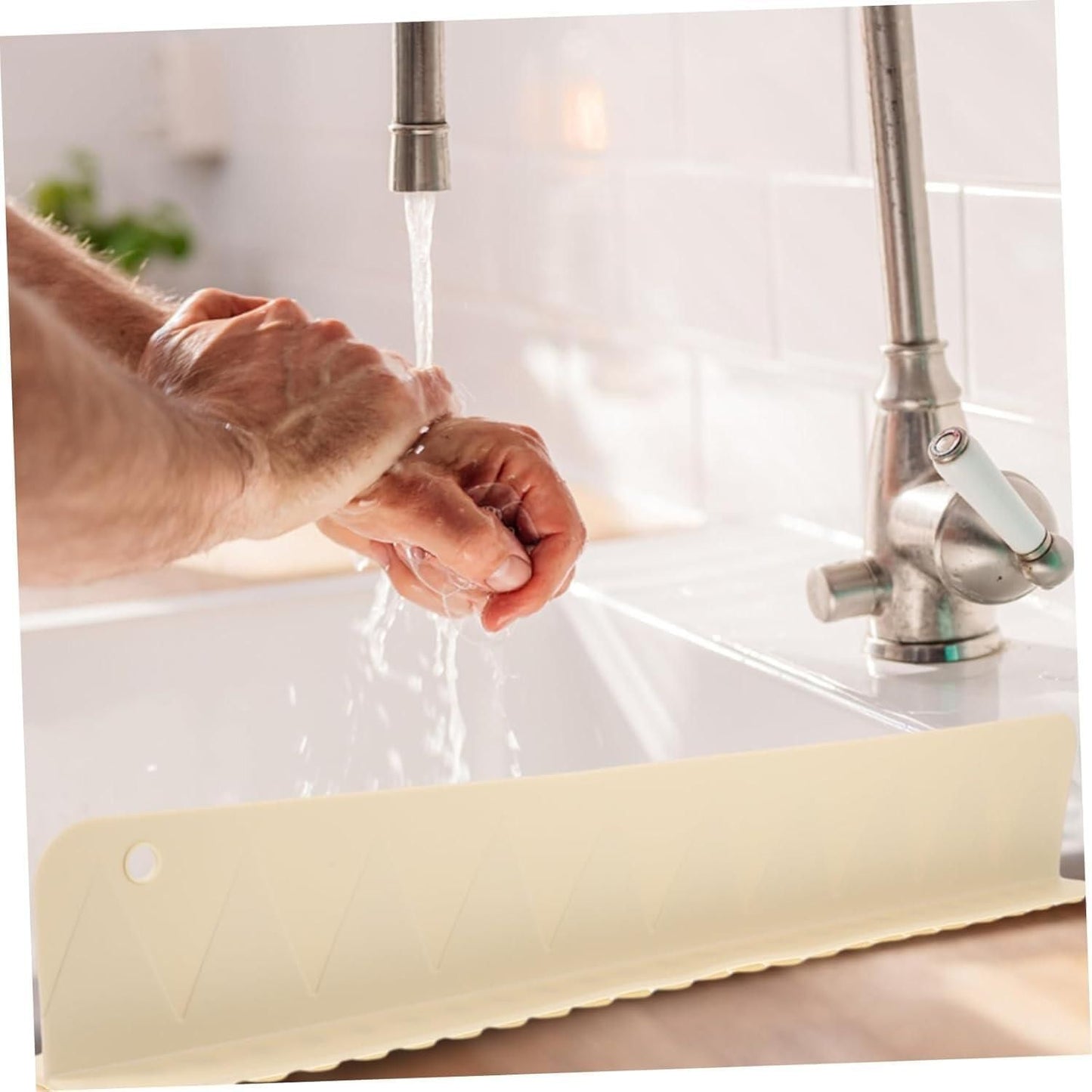 Buy 1 Get 1 FREE – Silicone Splash Guard for Kitchen Sink!